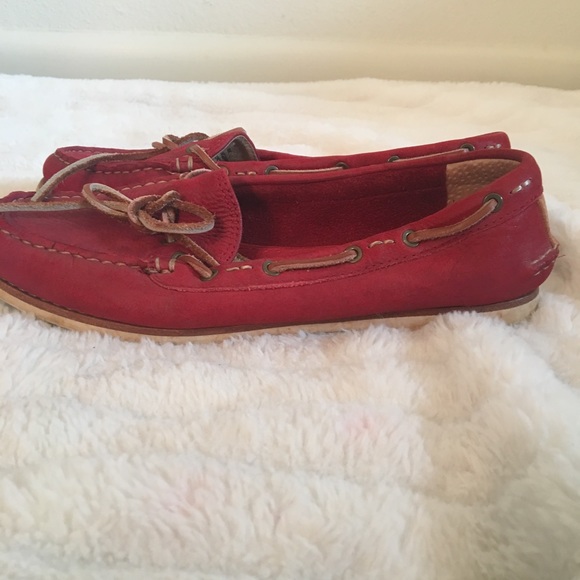 FRYE moccasins! red genuine leather - Picture 4 of 6